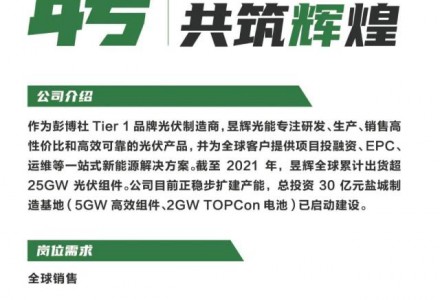 招賢納士 | 昱我同行 共筑輝煌