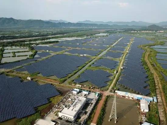 廣州發展臺山漁業光伏產業園三期300MW項目并網