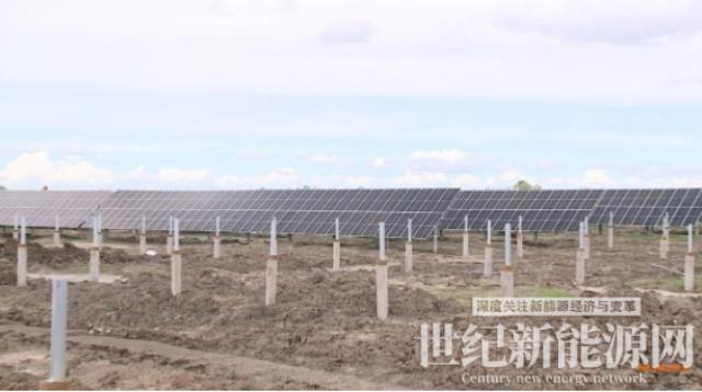 黑龍江訥河市威天新能源光伏平價上網項目建設接近尾聲