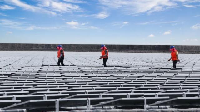 國內首個礦井水域漂浮電站即將并網