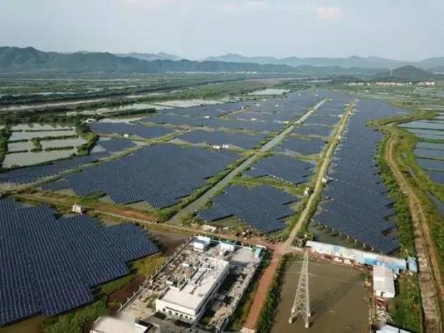 廣州發展臺山漁業光伏產業園三期300MW項目并網