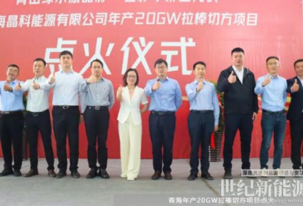 全球最大規模N型拉棒切方 晶科能源青海年產20GW項目點火