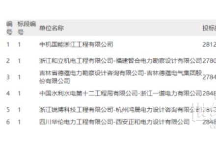 浙江溫嶺行政事業(yè)單位屋頂光伏發(fā)電建設(shè)項(xiàng)目工程總承包（EPC）開(kāi)標(biāo)結(jié)果公示