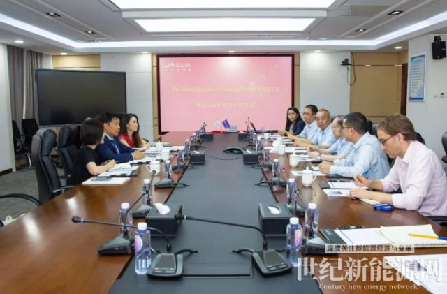 晶澳科技與聯(lián)合國難民署簽署捐贈協(xié)議