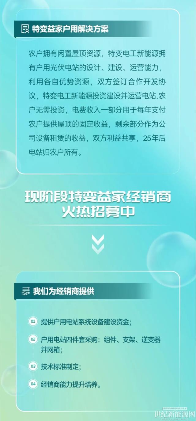 特變益家全新戶(hù)用光伏火熱招商！