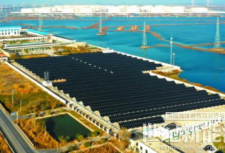 勝利海上油田最大光伏發電項目并網發電