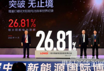 歷史首次！中國創造硅太陽能電池效率新世界紀錄