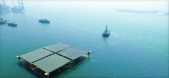 國內首個半潛式海上光伏發電平臺交付 ！