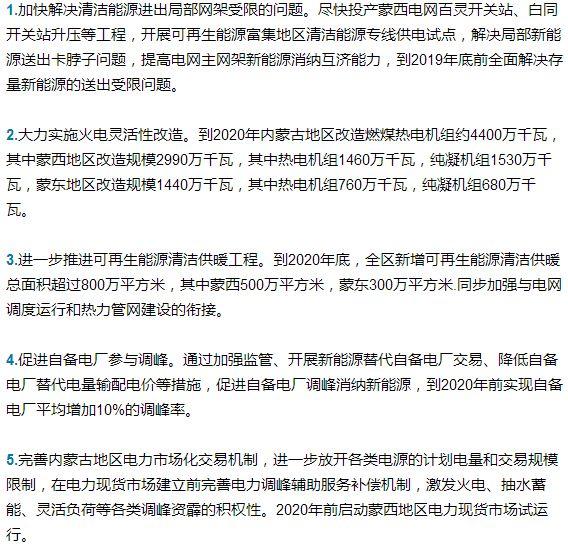 【光伏聚焦】內蒙古清潔能源消納行動計劃 實現2020年基本無棄光
