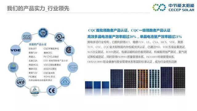 中節能：PVB雙玻組件及批量生產解決方案