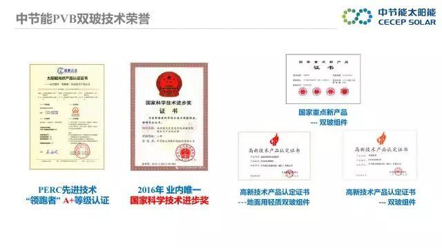 中節能：PVB雙玻組件及批量生產解決方案