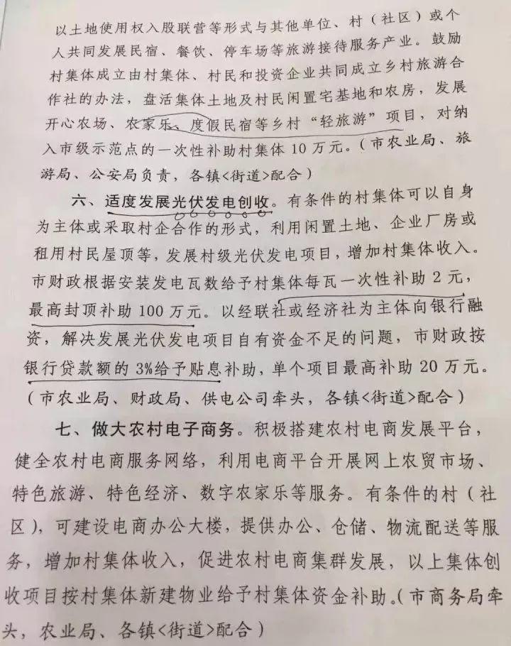 屋頂光伏電站補貼80% 村級光伏電站100萬封頂！這兒的補貼真土豪
