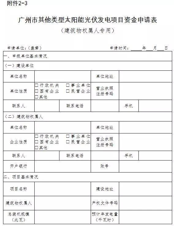 廣州地方光伏補(bǔ)貼（0.15元/度）2018年第一批開(kāi)始申報(bào)