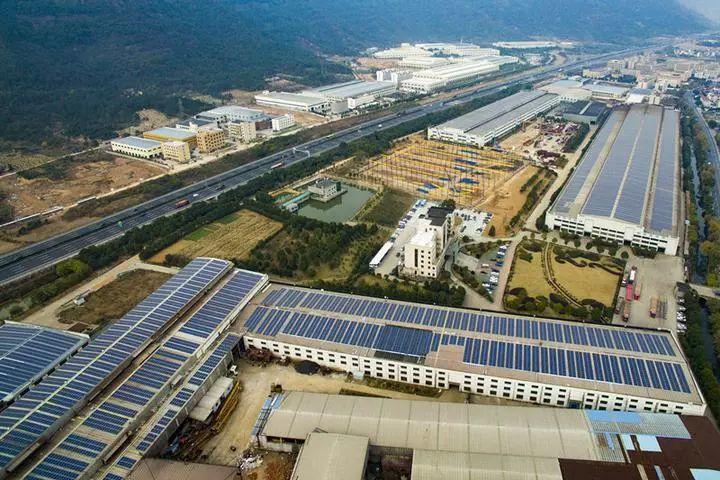 諸暨這個工業園大變樣，裝了56200塊光伏電池板！