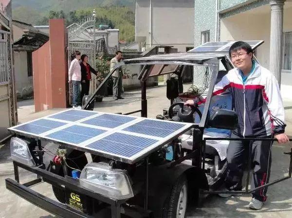 【光伏科普】高手在民間 花1.5萬造出能跑70公里的光伏汽車！
