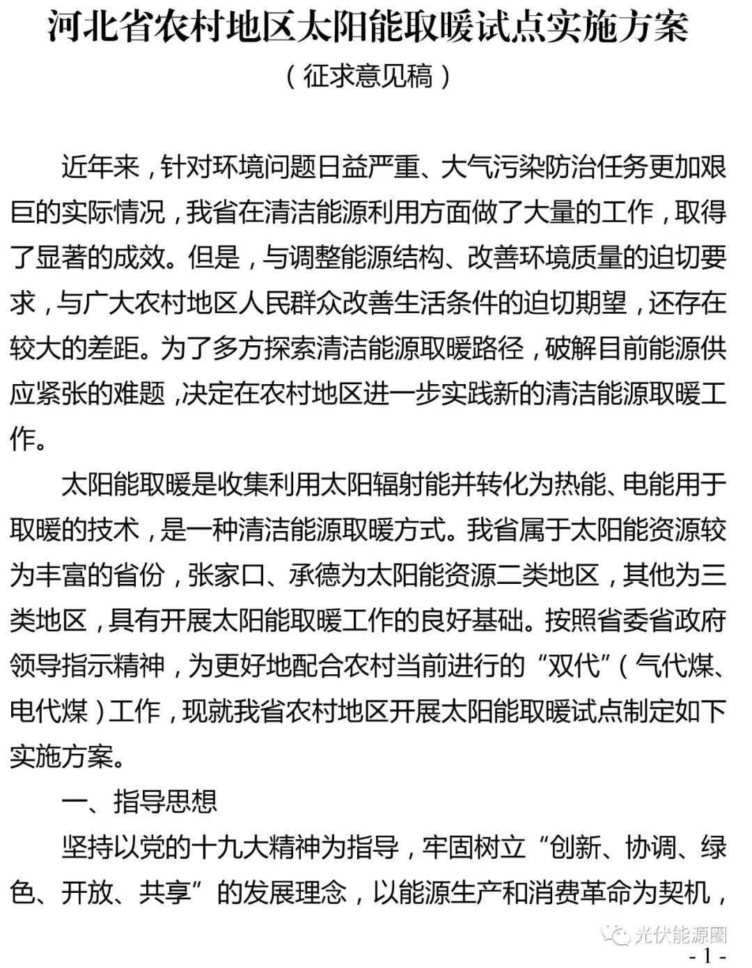 河北省又給大家發太陽能補貼了！0.2元/千瓦時！