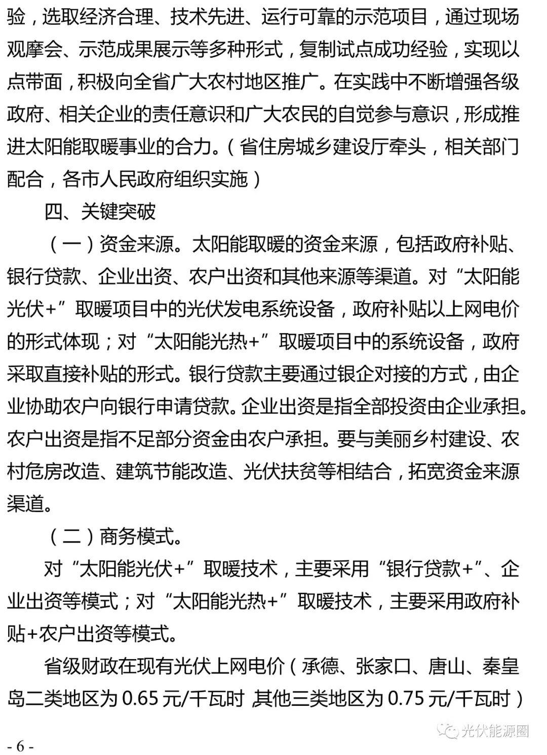 河北省又給大家發太陽能補貼了！0.2元/千瓦時！