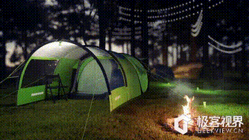 太陽能帳篷，戶外野營再也不怕沒電了